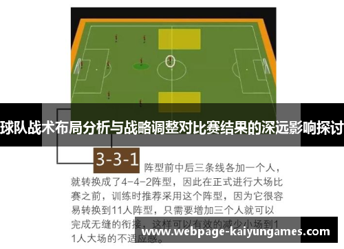 球队战术布局分析与战略调整对比赛结果的深远影响探讨