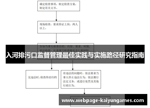 入河排污口监督管理最佳实践与实施路径研究指南