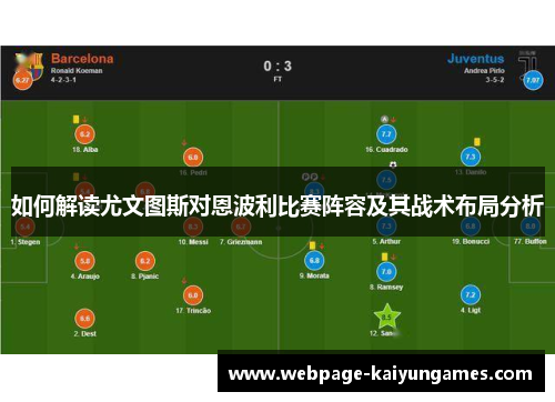 如何解读尤文图斯对恩波利比赛阵容及其战术布局分析